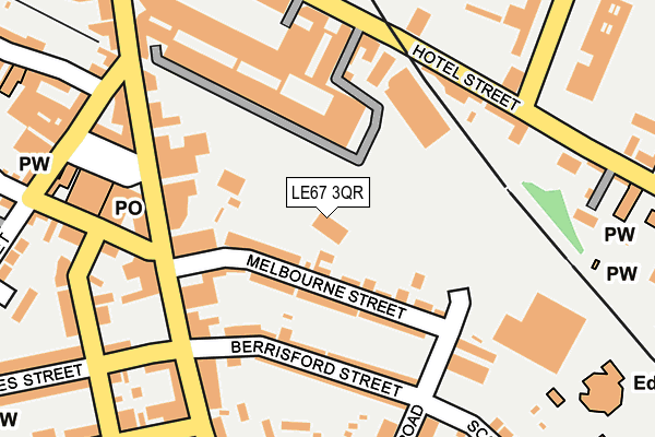 LE67 3QR map - OS OpenMap – Local (Ordnance Survey) LE67 3QR map - OS OpenMap – Local (Ordnance Survey)