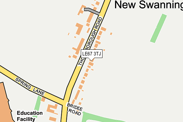 LE67 3TJ map - OS OpenMap – Local (Ordnance Survey) LE67 3TJ map - OS OpenMap – Local (Ordnance Survey)
