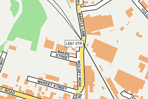LE67 3TR map - OS OpenMap – Local (Ordnance Survey) LE67 3TR map - OS OpenMap – Local (Ordnance Survey)