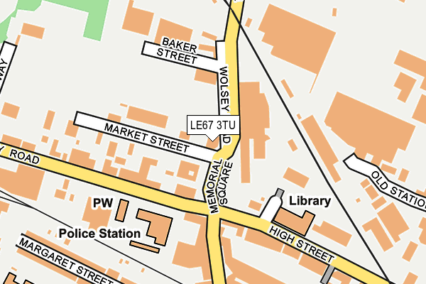 LE67 3TU map - OS OpenMap – Local (Ordnance Survey) LE67 3TU map - OS OpenMap – Local (Ordnance Survey)