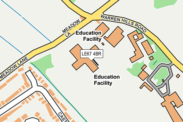 LE67 4BR map - OS OpenMap – Local (Ordnance Survey) LE67 4BR map - OS OpenMap – Local (Ordnance Survey)