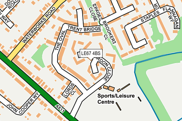 LE67 4BS map - OS OpenMap – Local (Ordnance Survey) LE67 4BS map - OS OpenMap – Local (Ordnance Survey)