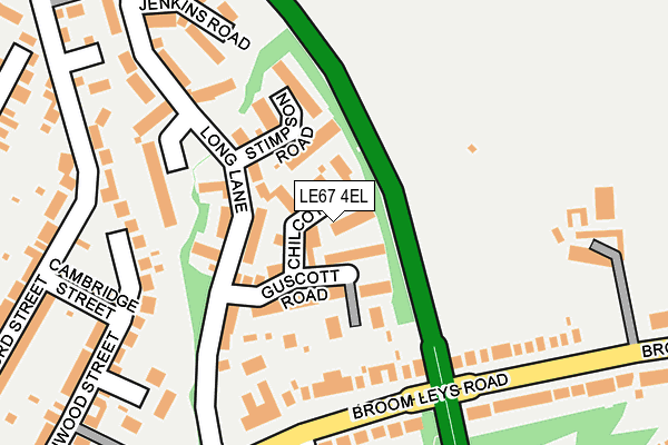 LE67 4EL map - OS OpenMap – Local (Ordnance Survey) LE67 4EL map - OS OpenMap – Local (Ordnance Survey)
