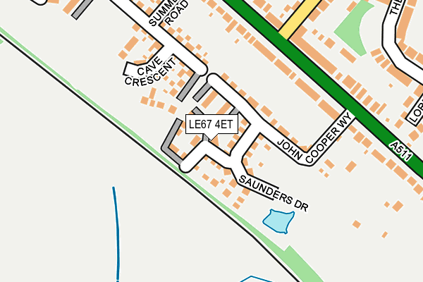 LE67 4ET map - OS OpenMap – Local (Ordnance Survey) LE67 4ET map - OS OpenMap – Local (Ordnance Survey)