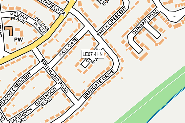 LE67 4HN map - OS OpenMap – Local (Ordnance Survey) LE67 4HN map - OS OpenMap – Local (Ordnance Survey)