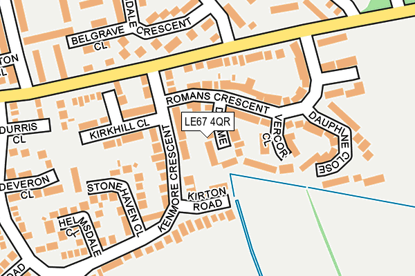 LE67 4QR map - OS OpenMap – Local (Ordnance Survey) LE67 4QR map - OS OpenMap – Local (Ordnance Survey)