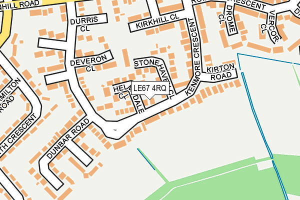 LE67 4RQ map - OS OpenMap – Local (Ordnance Survey) LE67 4RQ map - OS OpenMap – Local (Ordnance Survey)