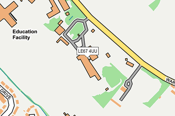 LE67 4UU map - OS OpenMap – Local (Ordnance Survey) LE67 4UU map - OS OpenMap – Local (Ordnance Survey)