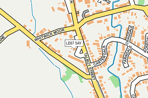 LE67 5AY map - OS OpenMap – Local (Ordnance Survey) LE67 5AY map - OS OpenMap – Local (Ordnance Survey)