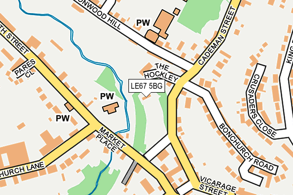LE67 5BG map - OS OpenMap – Local (Ordnance Survey) LE67 5BG map - OS OpenMap – Local (Ordnance Survey)
