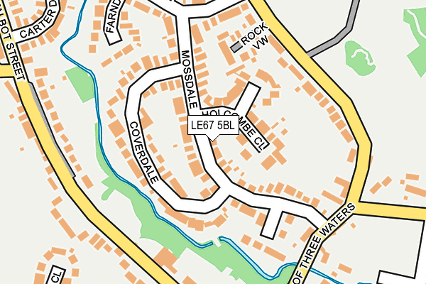 LE67 5BL map - OS OpenMap – Local (Ordnance Survey) LE67 5BL map - OS OpenMap – Local (Ordnance Survey)