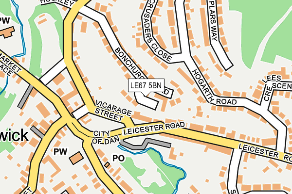 LE67 5BN map - OS OpenMap – Local (Ordnance Survey) LE67 5BN map - OS OpenMap – Local (Ordnance Survey)