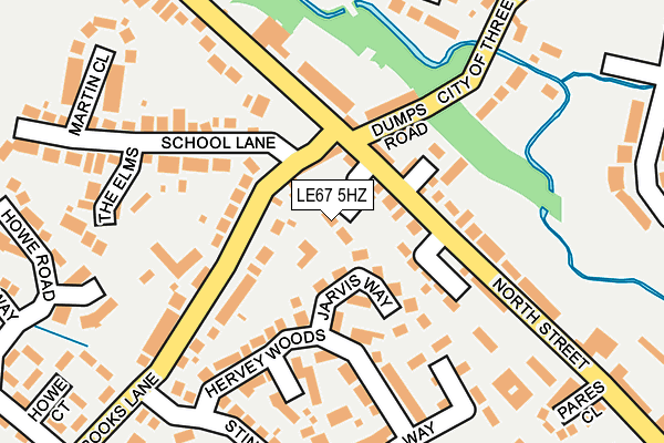 LE67 5HZ map - OS OpenMap – Local (Ordnance Survey) LE67 5HZ map - OS OpenMap – Local (Ordnance Survey)