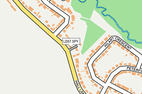 LE67 5PY map - OS OpenMap – Local (Ordnance Survey) LE67 5PY map - OS OpenMap – Local (Ordnance Survey)