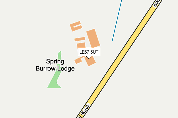 LE67 5UT map - OS OpenMap – Local (Ordnance Survey) LE67 5UT map - OS OpenMap – Local (Ordnance Survey)