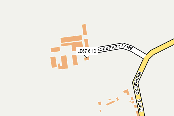 LE67 6HD map - OS OpenMap – Local (Ordnance Survey) LE67 6HD map - OS OpenMap – Local (Ordnance Survey)