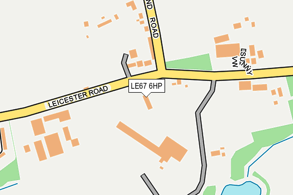 LE67 6HP map - OS OpenMap – Local (Ordnance Survey) LE67 6HP map - OS OpenMap – Local (Ordnance Survey)
