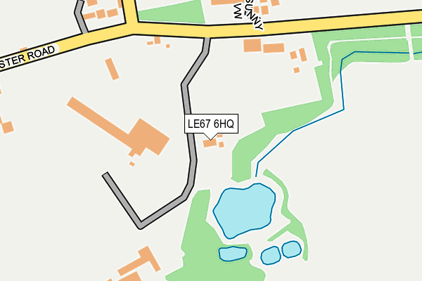 LE67 6HQ map - OS OpenMap – Local (Ordnance Survey) LE67 6HQ map - OS OpenMap – Local (Ordnance Survey)
