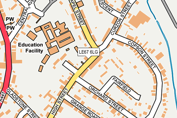 LE67 6LG map - OS OpenMap – Local (Ordnance Survey) LE67 6LG map - OS OpenMap – Local (Ordnance Survey)