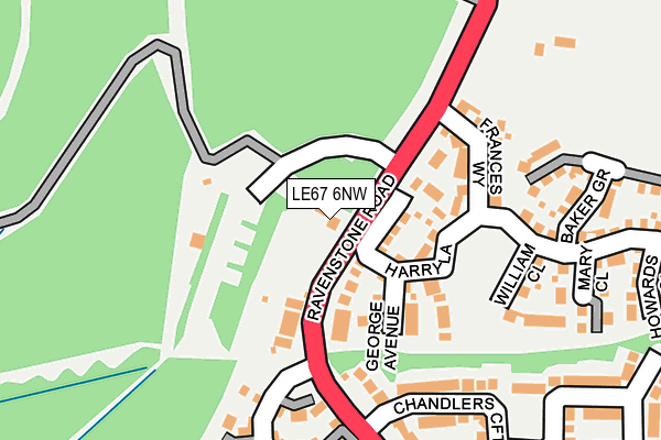 LE67 6NW map - OS OpenMap – Local (Ordnance Survey) LE67 6NW map - OS OpenMap – Local (Ordnance Survey)