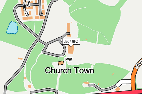 LE67 8FZ map - OS OpenMap – Local (Ordnance Survey) LE67 8FZ map - OS OpenMap – Local (Ordnance Survey)