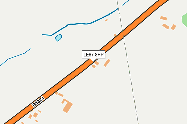 LE67 8HP map - OS OpenMap – Local (Ordnance Survey) LE67 8HP map - OS OpenMap – Local (Ordnance Survey)