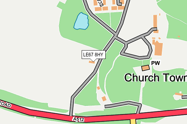 LE67 8HY map - OS OpenMap – Local (Ordnance Survey) LE67 8HY map - OS OpenMap – Local (Ordnance Survey)