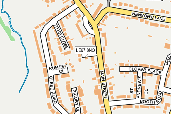 LE67 8NQ map - OS OpenMap – Local (Ordnance Survey) LE67 8NQ map - OS OpenMap – Local (Ordnance Survey)