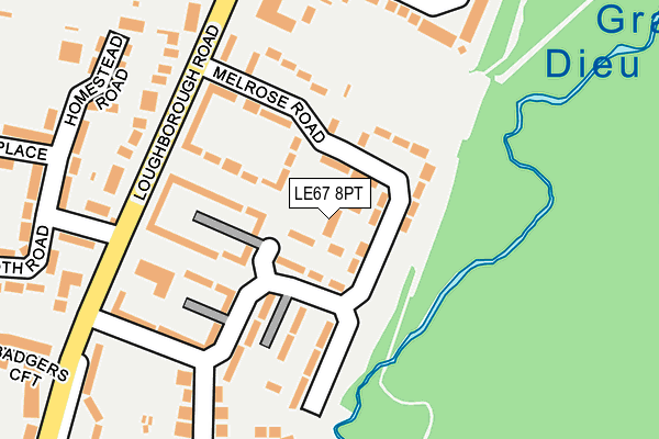 LE67 8PT map - OS OpenMap – Local (Ordnance Survey) LE67 8PT map - OS OpenMap – Local (Ordnance Survey)
