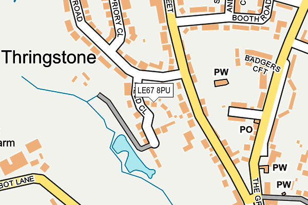 LE67 8PU map - OS OpenMap – Local (Ordnance Survey) LE67 8PU map - OS OpenMap – Local (Ordnance Survey)