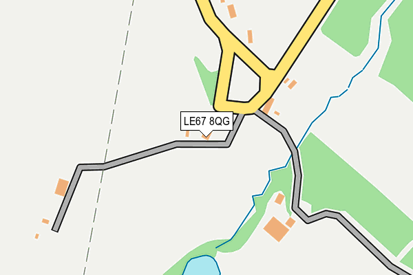 LE67 8QG map - OS OpenMap – Local (Ordnance Survey) LE67 8QG map - OS OpenMap – Local (Ordnance Survey)
