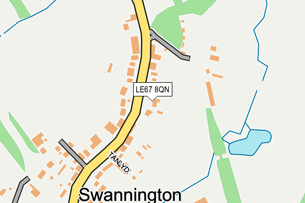 LE67 8QN map - OS OpenMap – Local (Ordnance Survey) LE67 8QN map - OS OpenMap – Local (Ordnance Survey)