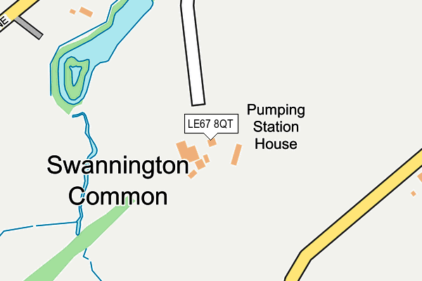 LE67 8QT map - OS OpenMap – Local (Ordnance Survey) LE67 8QT map - OS OpenMap – Local (Ordnance Survey)