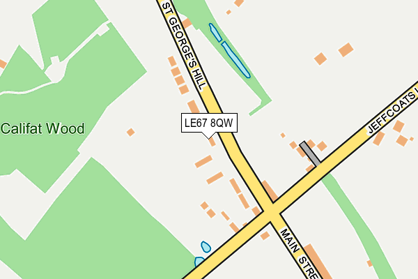 LE67 8QW map - OS OpenMap – Local (Ordnance Survey) LE67 8QW map - OS OpenMap – Local (Ordnance Survey)