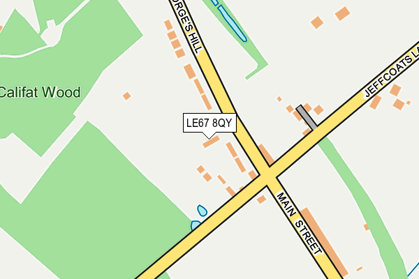 LE67 8QY map - OS OpenMap – Local (Ordnance Survey) LE67 8QY map - OS OpenMap – Local (Ordnance Survey)