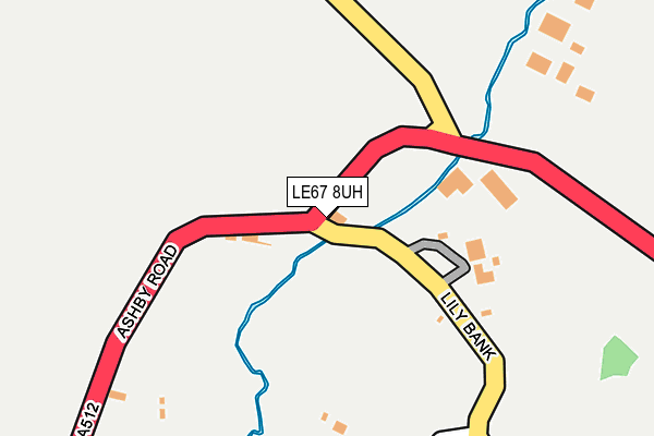 LE67 8UH map - OS OpenMap – Local (Ordnance Survey) LE67 8UH map - OS OpenMap – Local (Ordnance Survey)