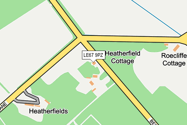 LE67 9PZ map - OS OpenMap – Local (Ordnance Survey) LE67 9PZ map - OS OpenMap – Local (Ordnance Survey)
