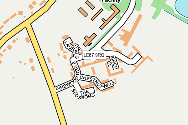 LE67 9RQ map - OS OpenMap – Local (Ordnance Survey) LE67 9RQ map - OS OpenMap – Local (Ordnance Survey)