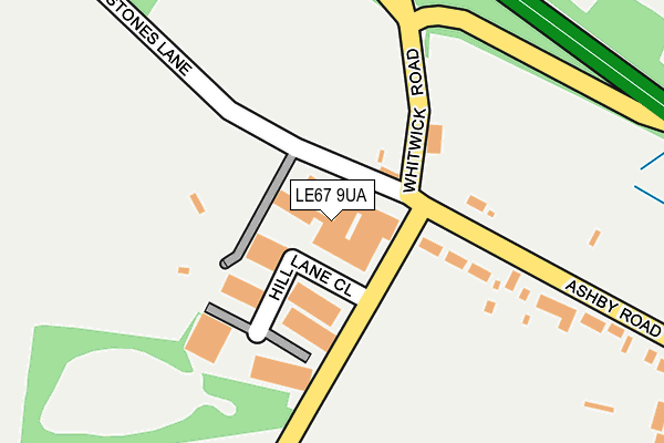LE67 9UA map - OS OpenMap – Local (Ordnance Survey) LE67 9UA map - OS OpenMap – Local (Ordnance Survey)