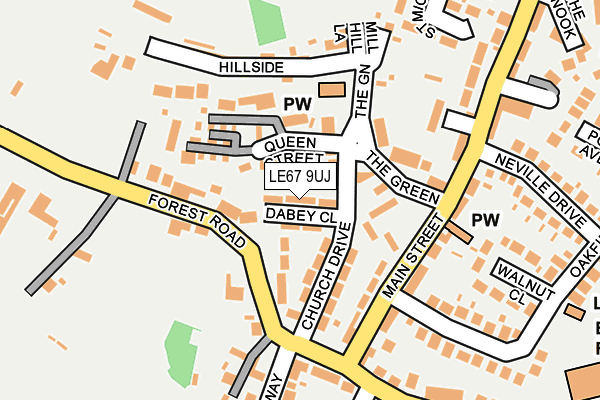 LE67 9UJ map - OS OpenMap – Local (Ordnance Survey) LE67 9UJ map - OS OpenMap – Local (Ordnance Survey)