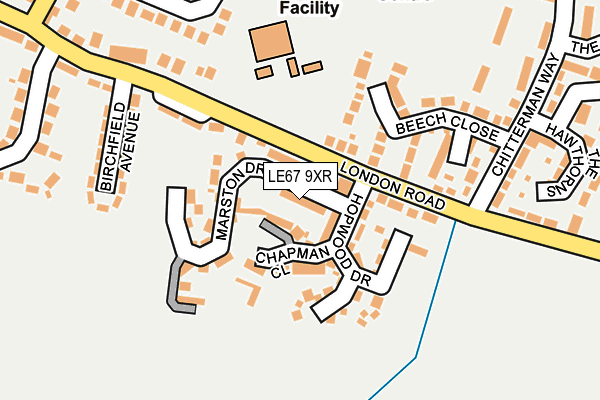 LE67 9XR map - OS OpenMap – Local (Ordnance Survey) LE67 9XR map - OS OpenMap – Local (Ordnance Survey)
