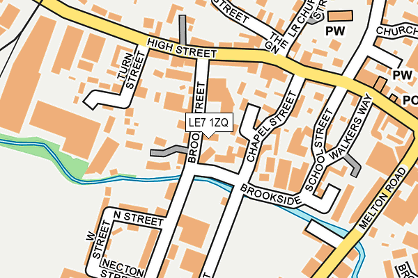 LE7 1ZQ map - OS OpenMap – Local (Ordnance Survey) LE7 1ZQ map - OS OpenMap – Local (Ordnance Survey)