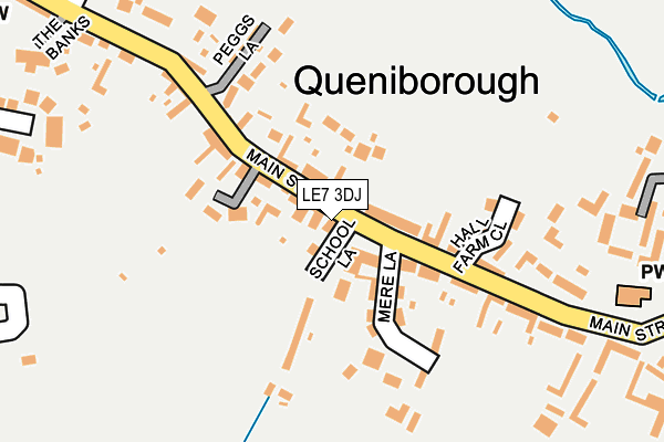 LE7 3DJ map - OS OpenMap – Local (Ordnance Survey) LE7 3DJ map - OS OpenMap – Local (Ordnance Survey)