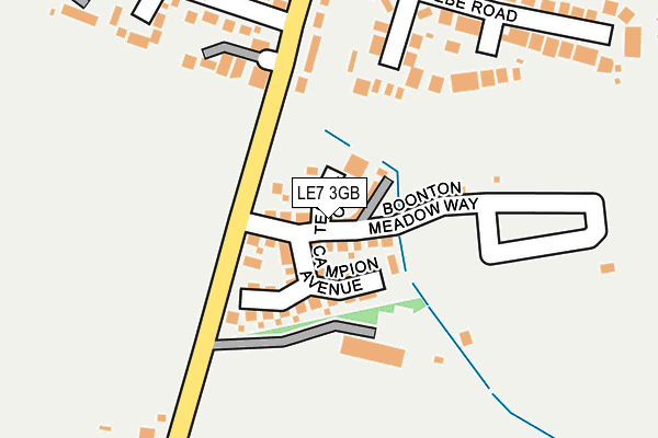 LE7 3GB map - OS OpenMap – Local (Ordnance Survey) LE7 3GB map - OS OpenMap – Local (Ordnance Survey)