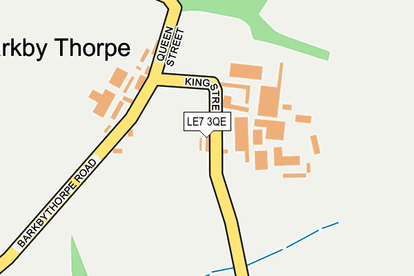 LE7 3QE map - OS OpenMap – Local (Ordnance Survey) LE7 3QE map - OS OpenMap – Local (Ordnance Survey)