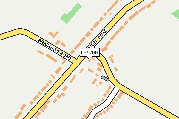 LE7 7HH map - OS OpenMap – Local (Ordnance Survey) LE7 7HH map - OS OpenMap – Local (Ordnance Survey)