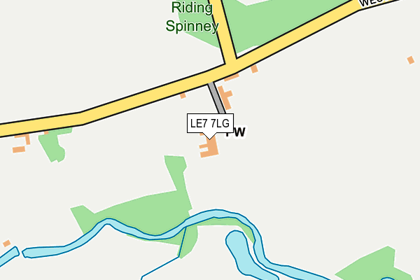 LE7 7LG map - OS OpenMap – Local (Ordnance Survey) LE7 7LG map - OS OpenMap – Local (Ordnance Survey)