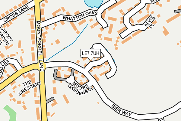 LE7 7UH map - OS OpenMap – Local (Ordnance Survey) LE7 7UH map - OS OpenMap – Local (Ordnance Survey)