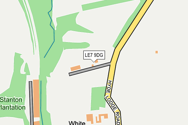 LE7 9DG map - OS OpenMap – Local (Ordnance Survey) LE7 9DG map - OS OpenMap – Local (Ordnance Survey)