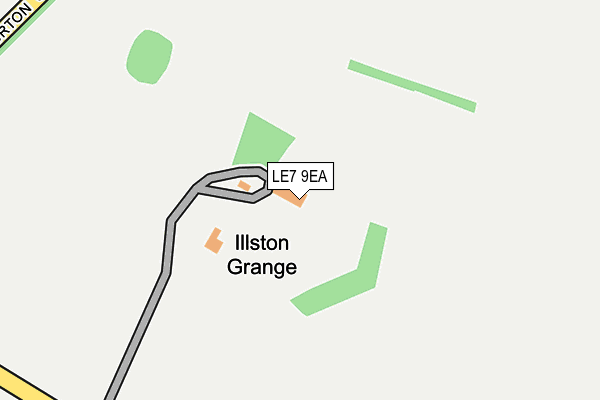 LE7 9EA map - OS OpenMap – Local (Ordnance Survey) LE7 9EA map - OS OpenMap – Local (Ordnance Survey)